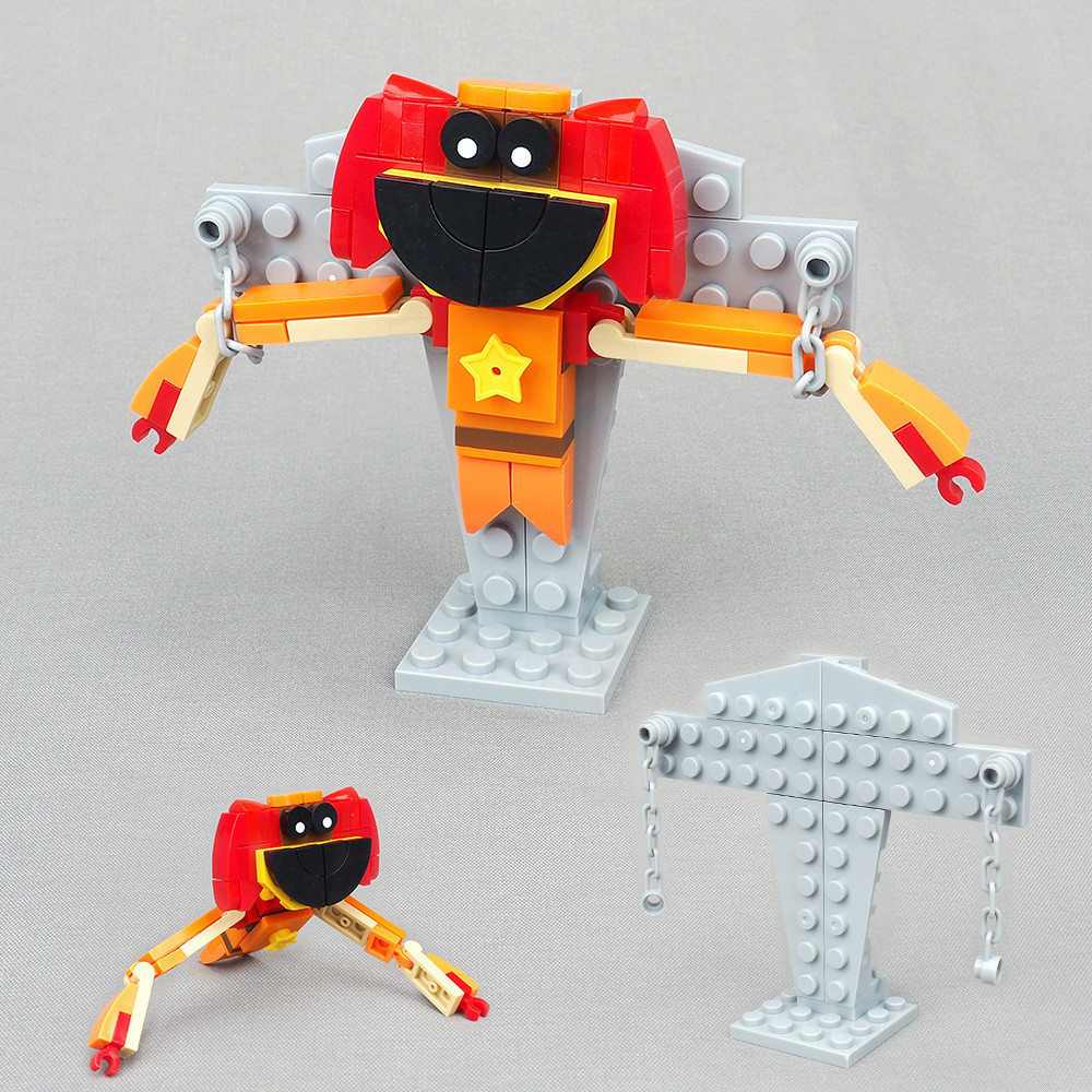 Devil Sun Dog Building Blocks Bundle Chain 微魔力太阳阳 สาย木 โซ่สร้อยคอเครื่องประดับประกอบขนาดเล็ก组套装 玩具hc