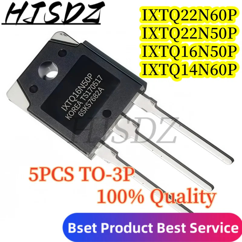 5PCS IXTQ22N50P IXTQ16N50P IXTQ14N60P IXTQ22N60P TO-3P Field Effect ทรานซิสเตอร์
