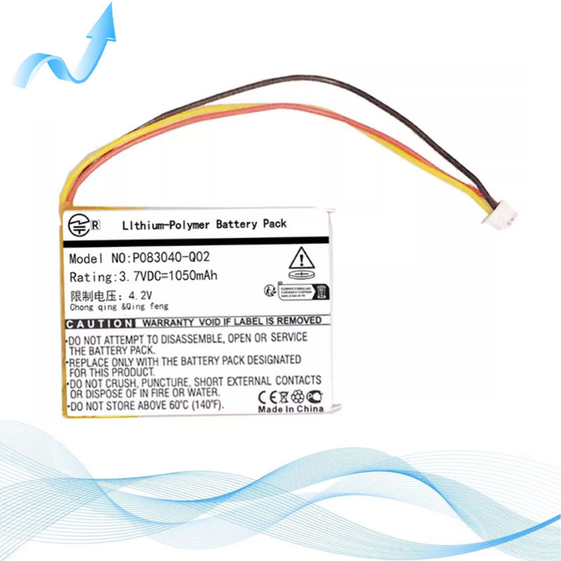 1050mAh เหมาะสําหรับ AKG Y50BT ชุดหูฟังชุดหูฟังบลูทูธ P083040-แบตเตอรี่ Q02