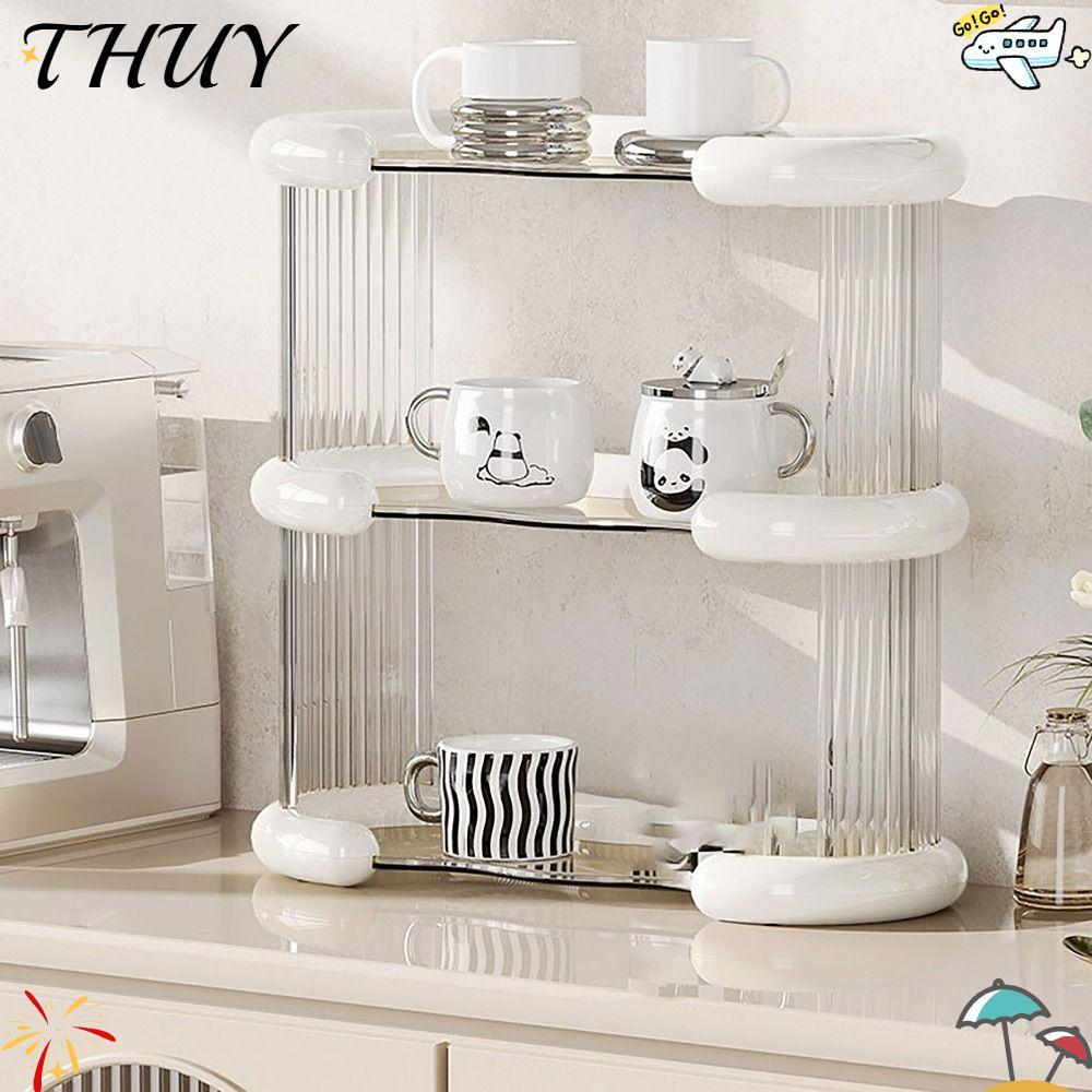 THUY Commodity Shelf, Layered Good Bearing Capacity Storage Rack, Simple Multifunctional Large Capac