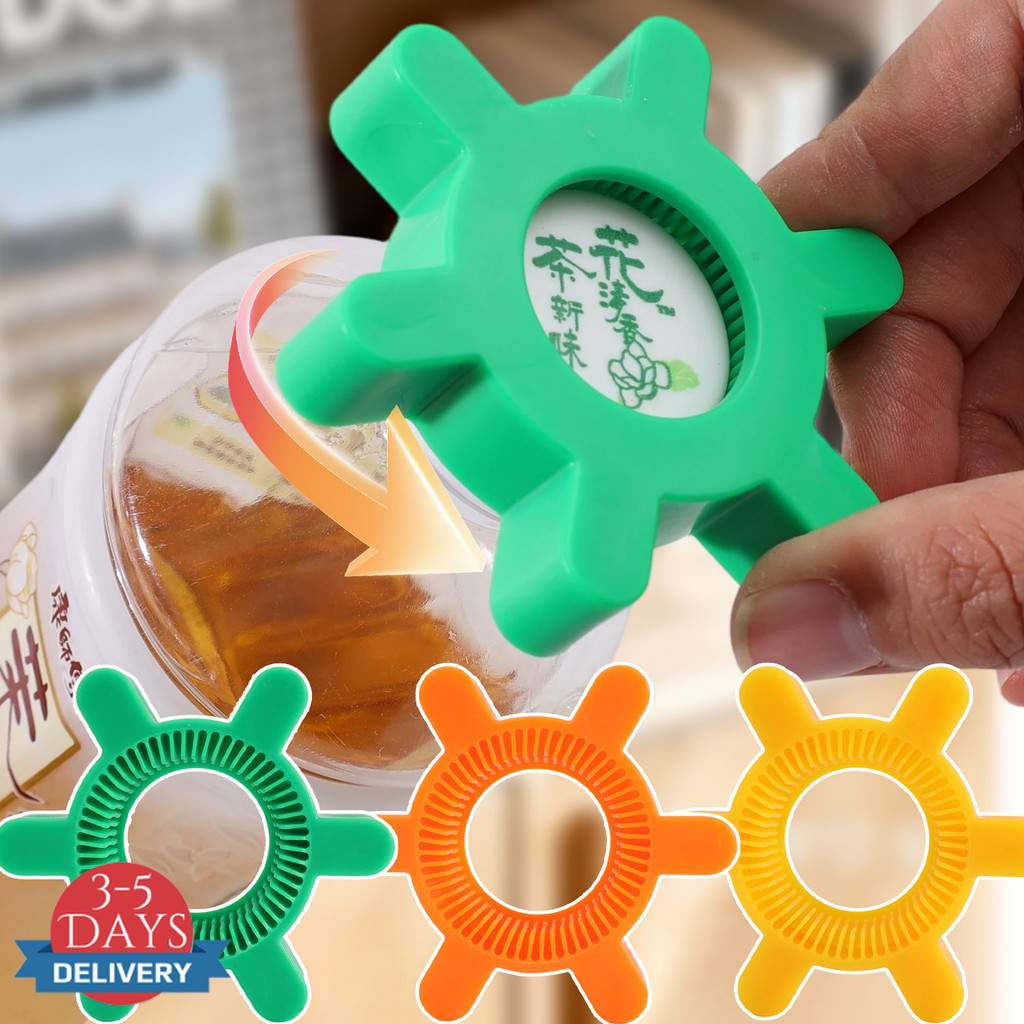 [จัดส่ง 3-5 วัน]ที่เปิดฝาขวดแบบแมนนวล | เครื่องมือบิดในครัวเรือนพลาสติก 6.85x6.85x1.4 ซม. แบบพกพาสํา