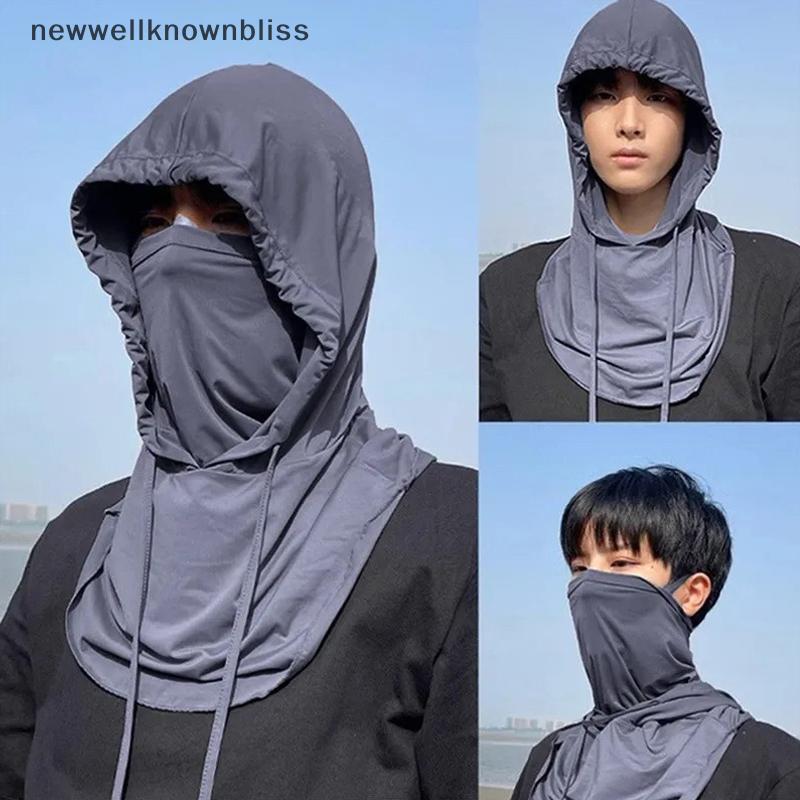 Newwellknownbliss Balaclava ผู้ชายผู้หญิง Face Mask Sun/UV Protection Breathable คอยาวหมวกสําหรับขี่