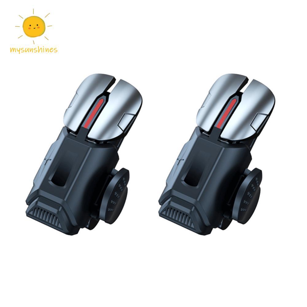 ☀MS 2 ชิ้น 6 นิ้ว Gaming Trigger Latency-ฟรีสําหรับเกม PUBG จอยสติ๊กมือถือ Trigger Shooter Fire ปุ่ม