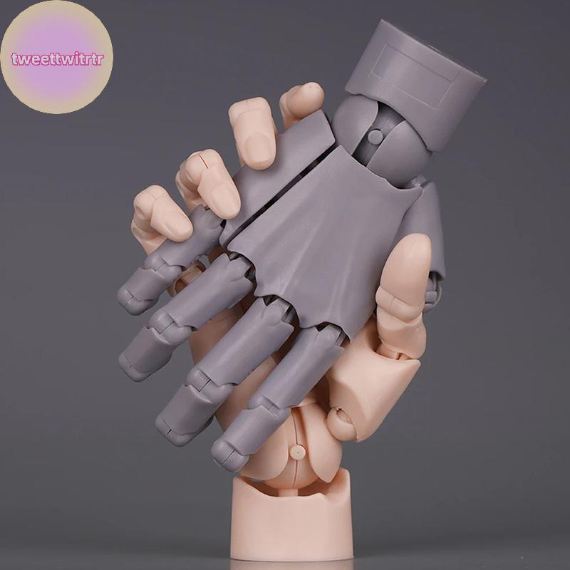 TRWITR เคลื่อนย้ายได้ Joint Finger Gashapon 1/2 มือ 1:1 ปาล์มภาพวาด Art Miniature รุ่น Reference เครื่องมือ Hand Desktop Decoratoion TH - รูปที่ 4