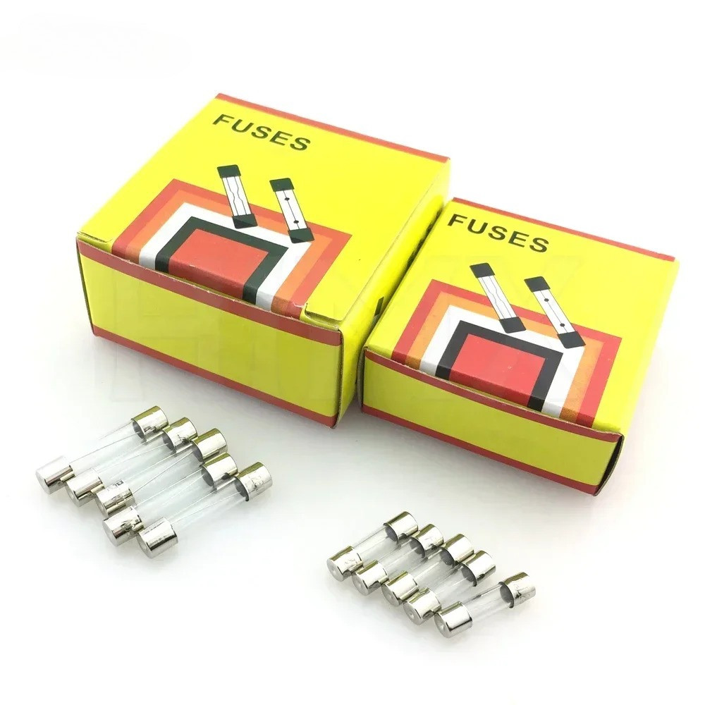 5*20 6*30 ฟิวส์แก้วฟิวส์เร็ว 250V 0.1A 0.2A 0.5A 1A 2A 3A 3.15A 4A 5A 6A 7A 8A 10A 12A 15A 20A 30A Quick Blow 5x20 มม. 6x30 มม.6x30 มม.6x30 มม.6x30 มม.