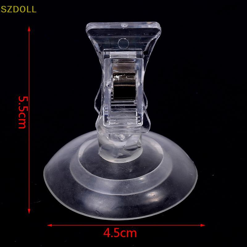 [cxSZDOLL] 2 ชิ้นห้องนั่งเล่น Sucker Clamp Wall ดูดถ้วยคลิปหน้าต่างพลาสติกสํานักงานประตูมัลติฟังก์ชั