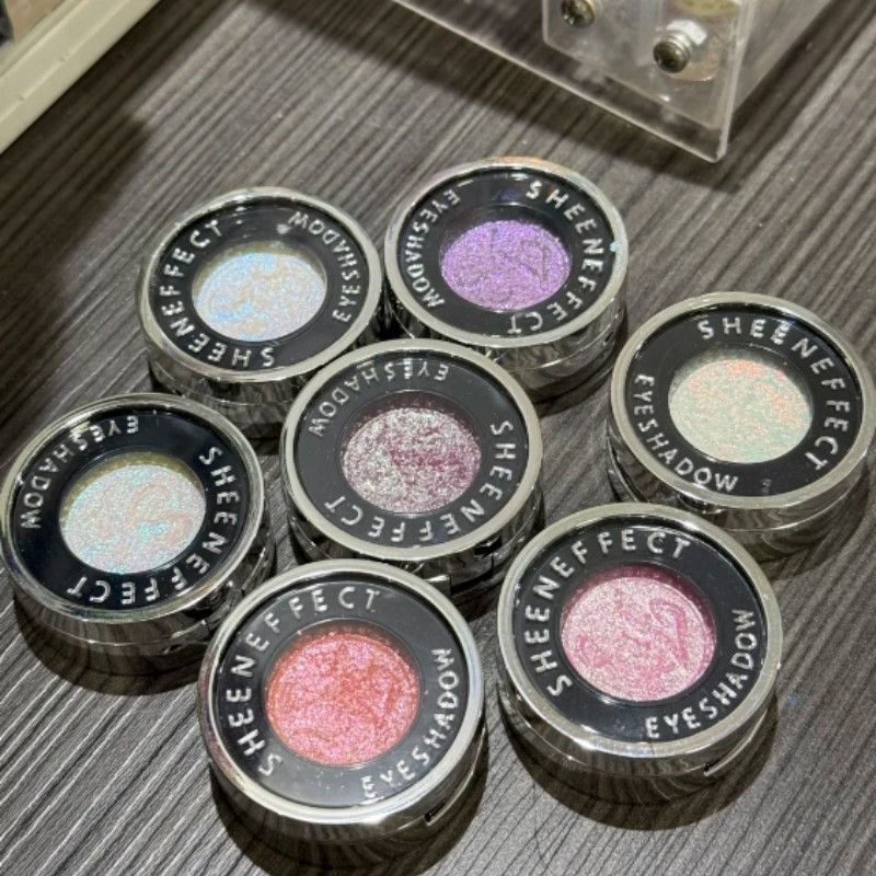 New Product#Sunfit Chameleon Single Color Eyeshadow Flashing Atmosphere Natural Brightening Colorful Glitter Eyeshadow Palette Sample for Women10Y