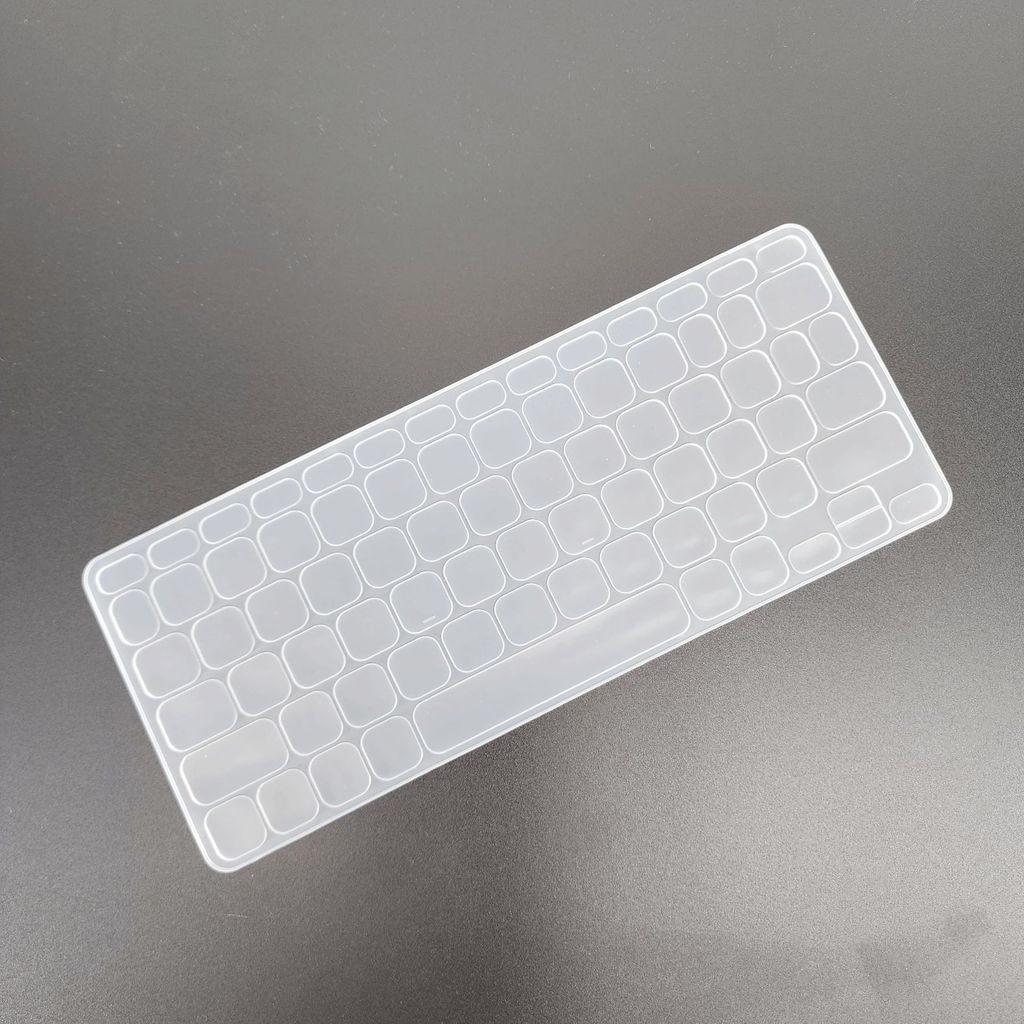 Logitech Keys-to-go 2 ฝาครอบแป้นพิมพ์แล็ปท็อปฟิล์มป้องกันแป้นพิมพ์ซิลิโคนกันน้ําล้างทําความสะอาดได้ก