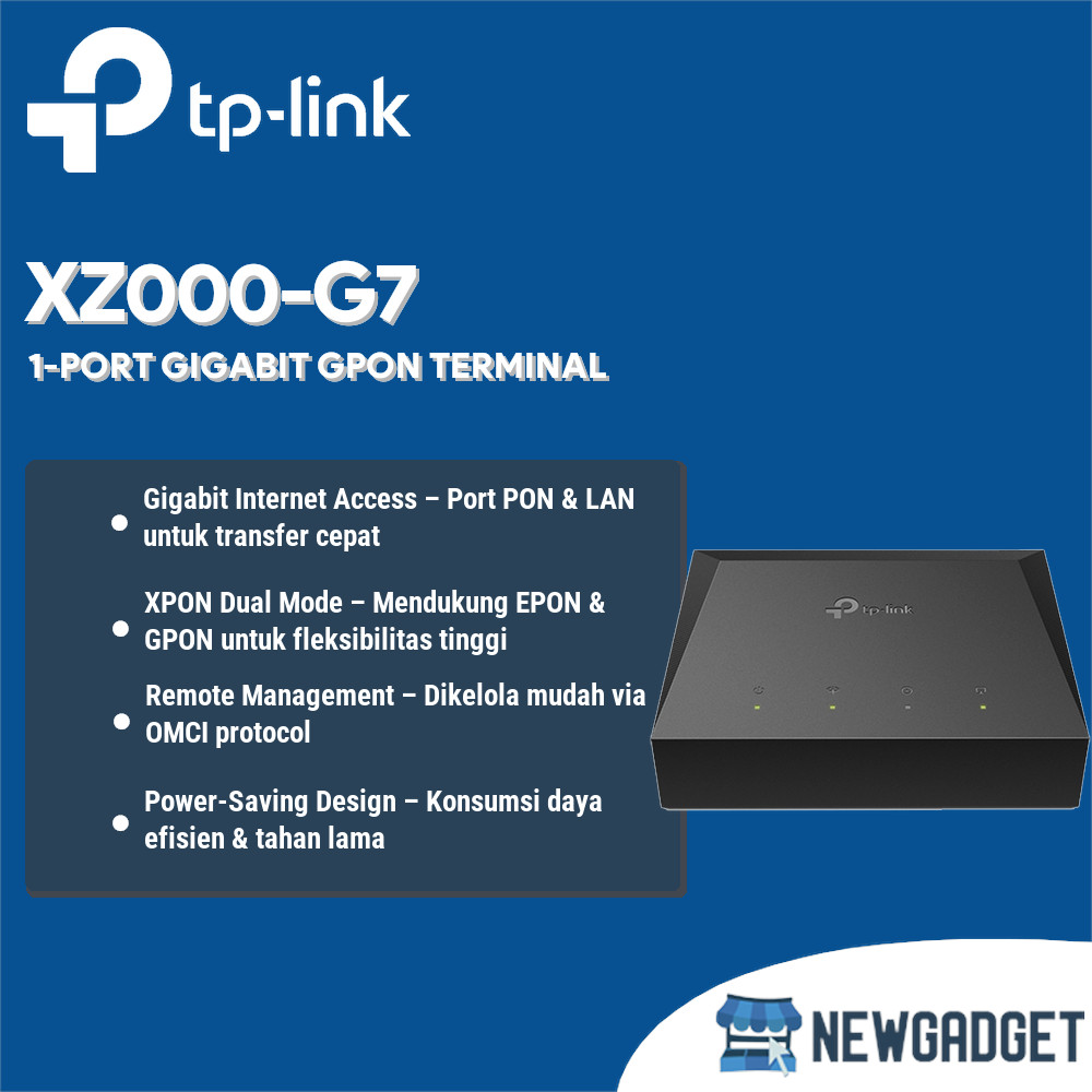 TP-LINK XZ000-G7 1-PORT GIGABIT GPON TERMINAL