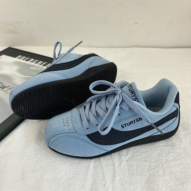 รองเท้า badminton สตั๊ด King and Queen Racing Shoes/Classic Blue German Training Shoes Men's 2025 Ne
