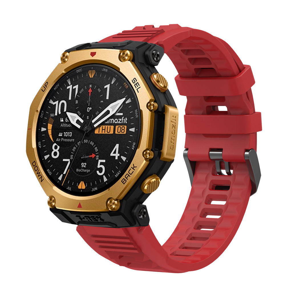 สร้อยข้อมือสายรัดซิลิโคนสําหรับกีฬากลางแจ้งสําหรับ Huami Amazfit T-Rex 3 Pro สายรัดอะไหล่ ราคา ถูกที่สุด ดีลบีเคเค แกลเลอรีภาพที่ 4