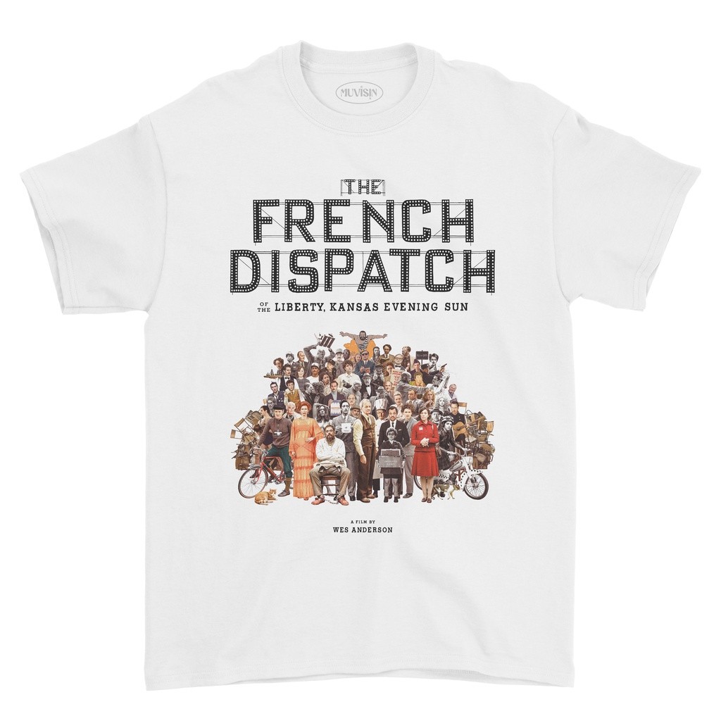 เสื้อยืด The French Dispatch 2 Wes Anderson Movie Movie