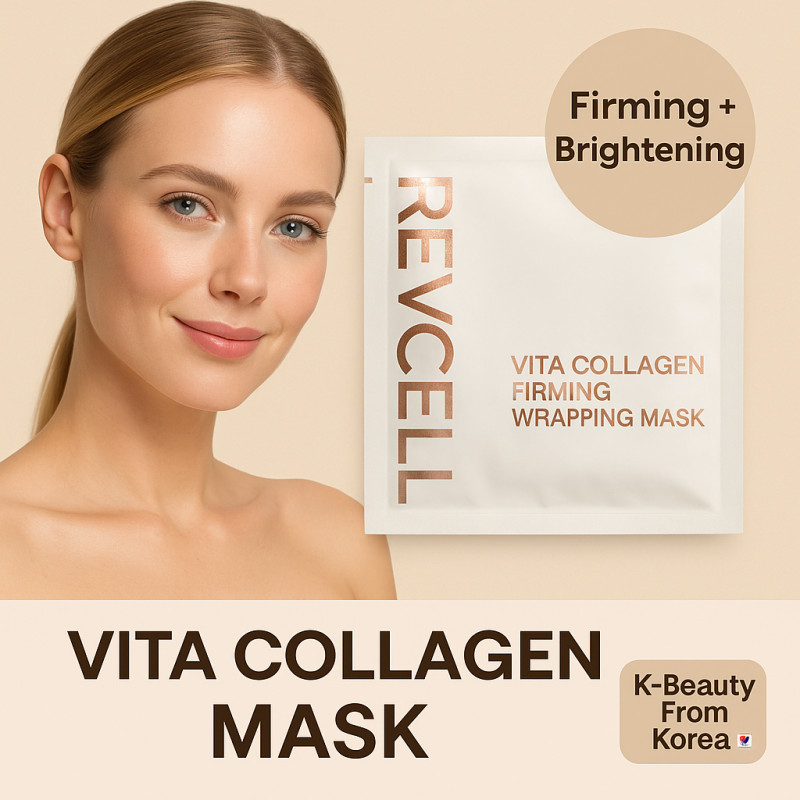 [REVCELL] VITA COLLAGEN Full Face Lifting Up Mask 1 box (5 sheets)