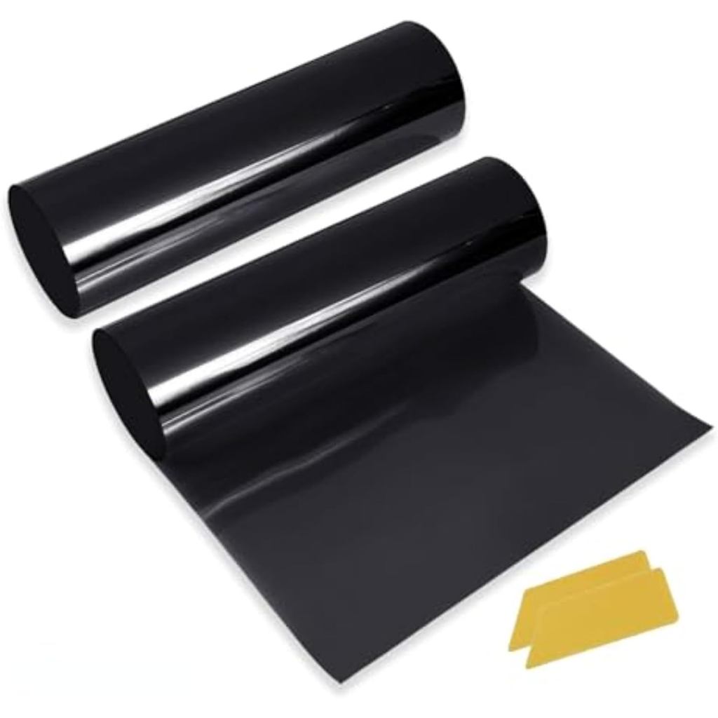 2หีบห่อ ฟิล์มติดกระจกรถยนต์,ฟิล์มสีบังแดด,ฟิล์มสีอัตโนมัติ VLT,กระจกรถยนต์ด้านหน้าปกป้องสติกเกอร์ร่ม