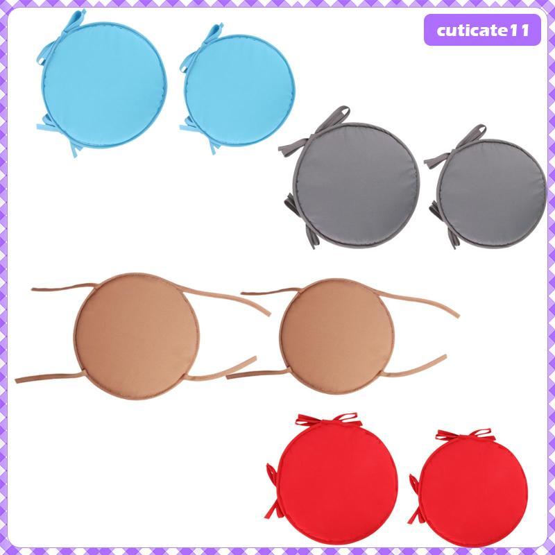 [Cuticate1] Round Chair Cushion Chair Pad Patio Furniture Seat Cushion for Bedroom Kitchen Office