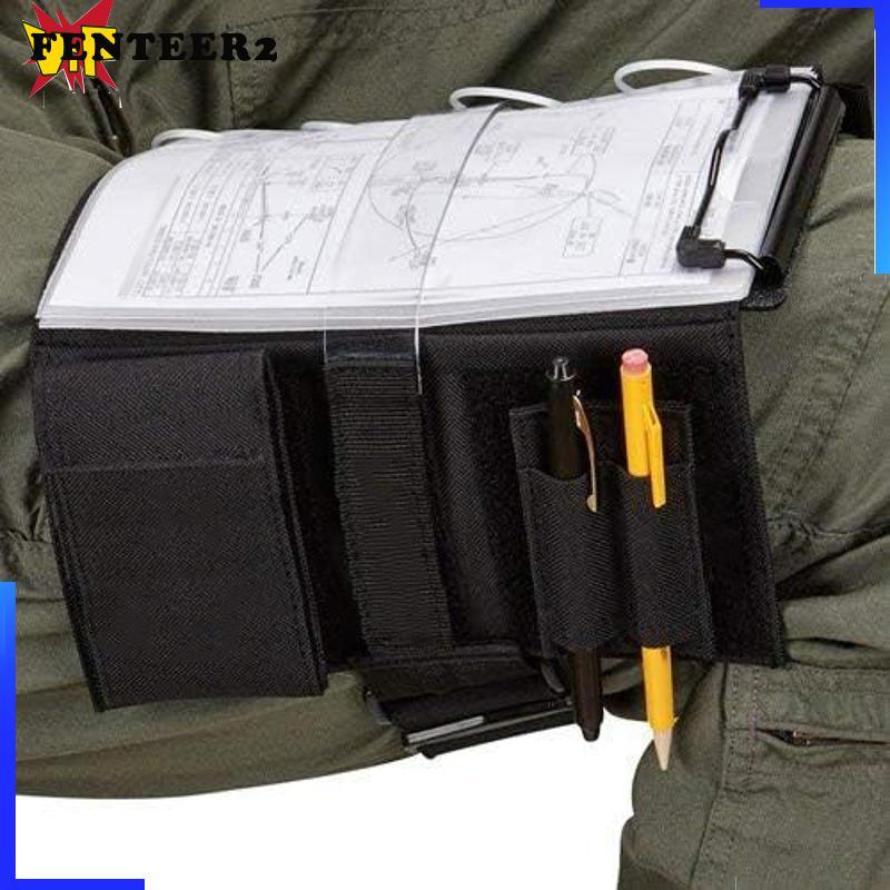 [Fenteer2] Pilot Notepad Holder, Classic Kneeboard Organizer, Pilot Kneeboard, Aviation Leg
