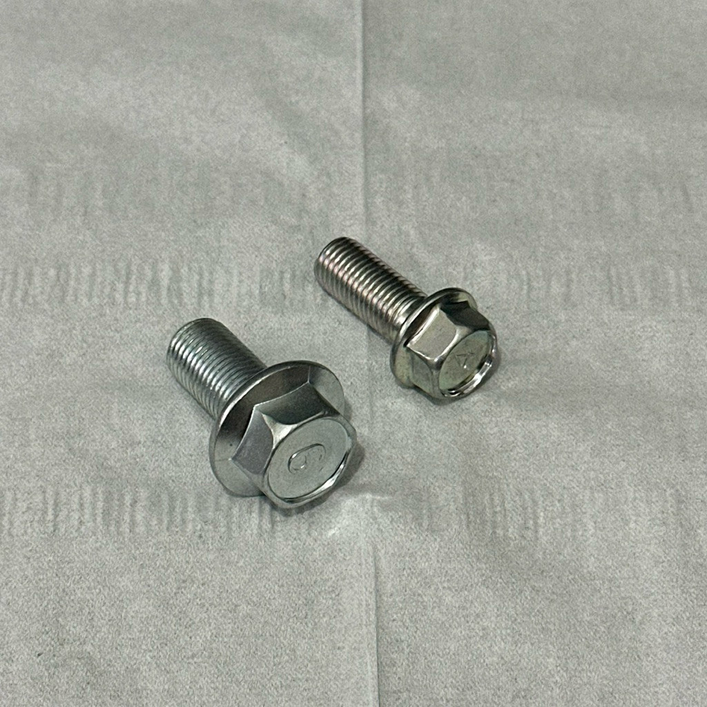 BOLT 14 17 FLANGE CAP ORIGINAL BOLT M10x30 m12x30 STEEL CAR MOTORCYCLE BOLT