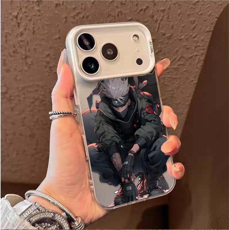 สําหรับ Samsung Galaxy S25 S24 S23 Ultra S24FE S25FE Matte อะนิเมะ NARUTO Itachi เลเซอร์ IMD Hard Cover - รูปที่ 4