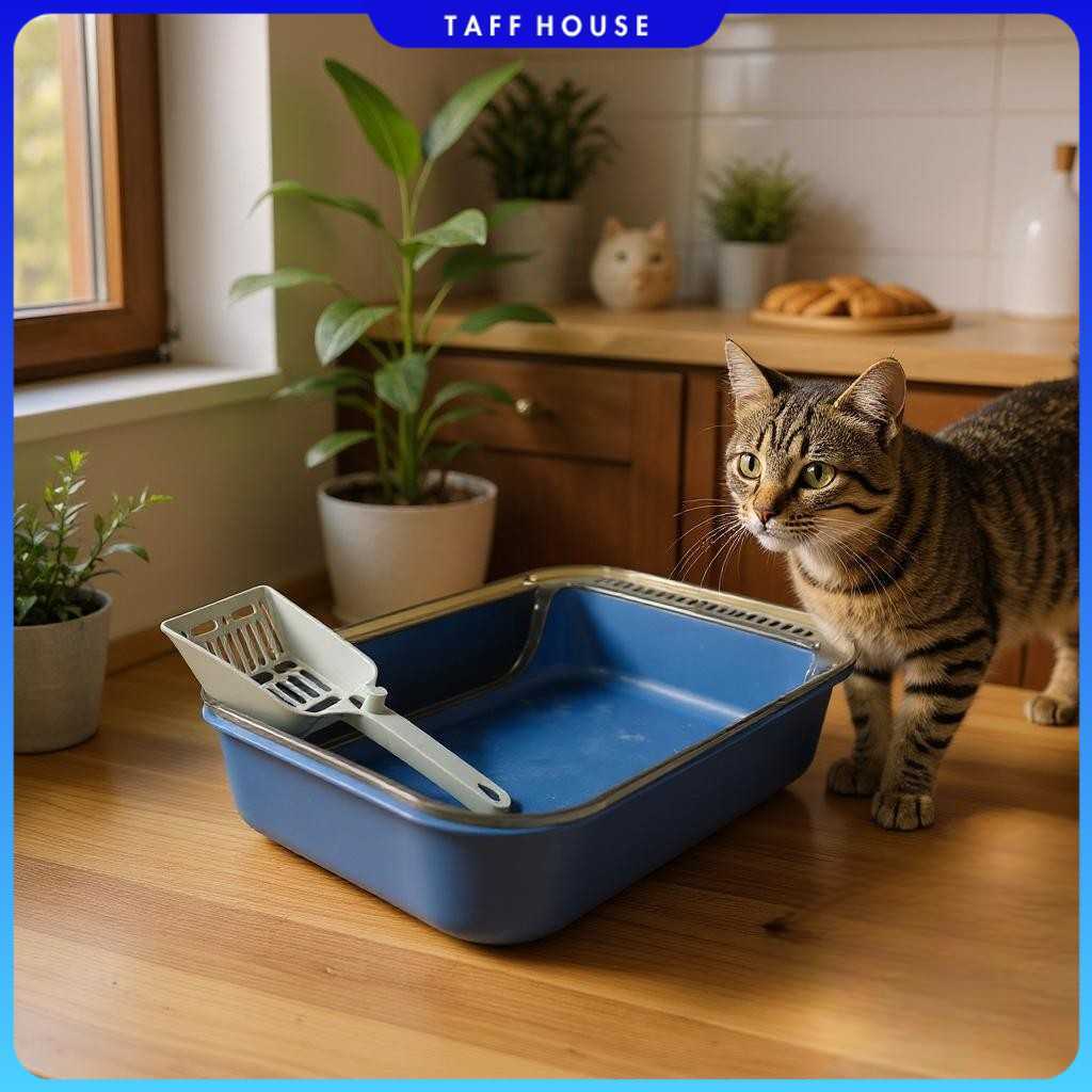 KITPET กระบะทรายแมว Semi-Enclosed Pet Toilet ลูกแมว - KT1