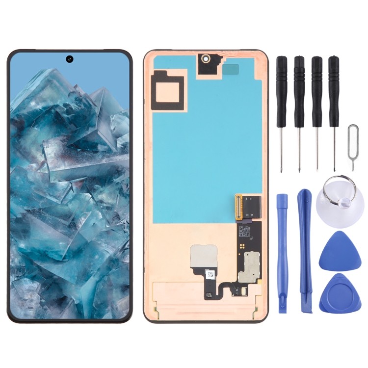 โรงงานขายตรงสําหรับ Google Pixel 8 Pro GC3VE G1MNW AMOLED หน้าจอ LCD Digitizer Assembly, พร้อมเซ็นเซ