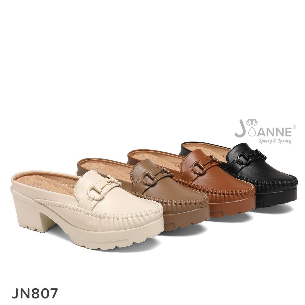 JOANNE JN807 Chunky Slop Wedges Shoes รองเท้าผู้หญิง