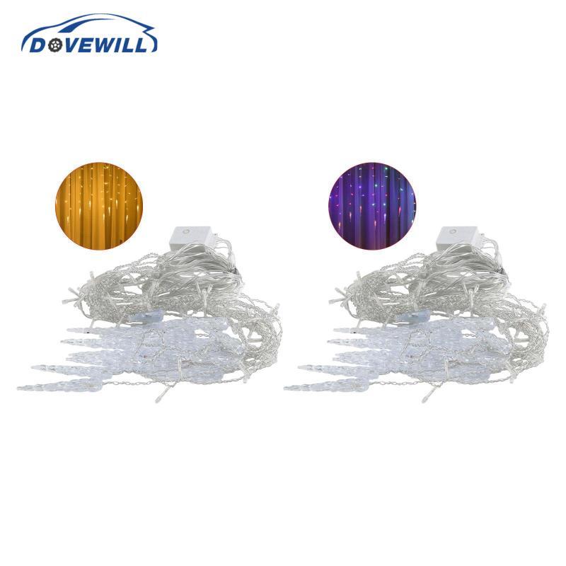 [Dovewill] Icicle String Lamp, Icicle Fairy Twinkle Lights, 13.12ft แขวนคริสต์มาส Icicle Light สําหร
