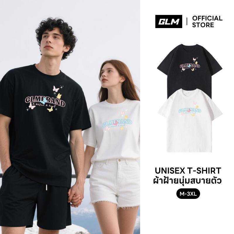 เสื้อยืดพิมพ์ลายผ้าฝ้าย GLM ไซส์_unisex_M-3XL สวมใส่สบาย ระบายอากาศได้ดี