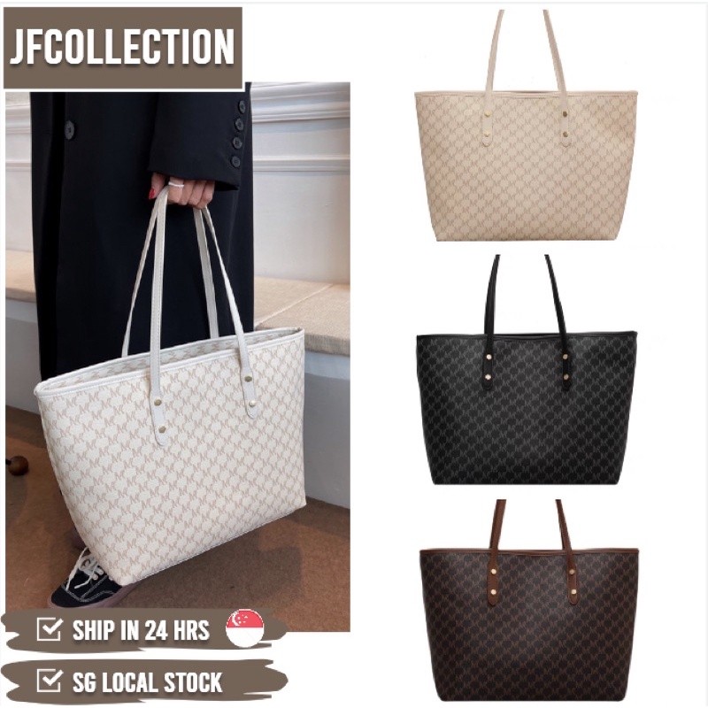 PK3 [SG Instocks] กระเป๋าโท้ทลําลองสไตล์เกาหลีสําหรับผู้หญิงกระเป๋าสุภาพสตรีสํานักงานความจุขนาดใหญ่เ