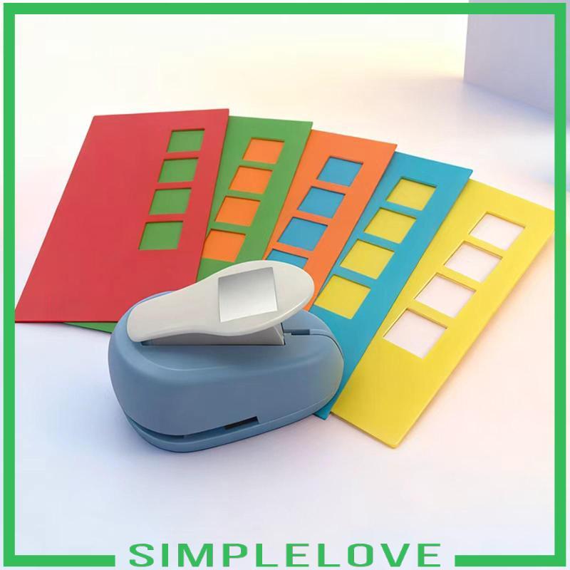 [Simple] Square Punch DIY อัลบั้มภาพถ่ายสําหรับหัตถกรรม Scrapbooking แบบพกพา 0.71inchx0.71inch Squar