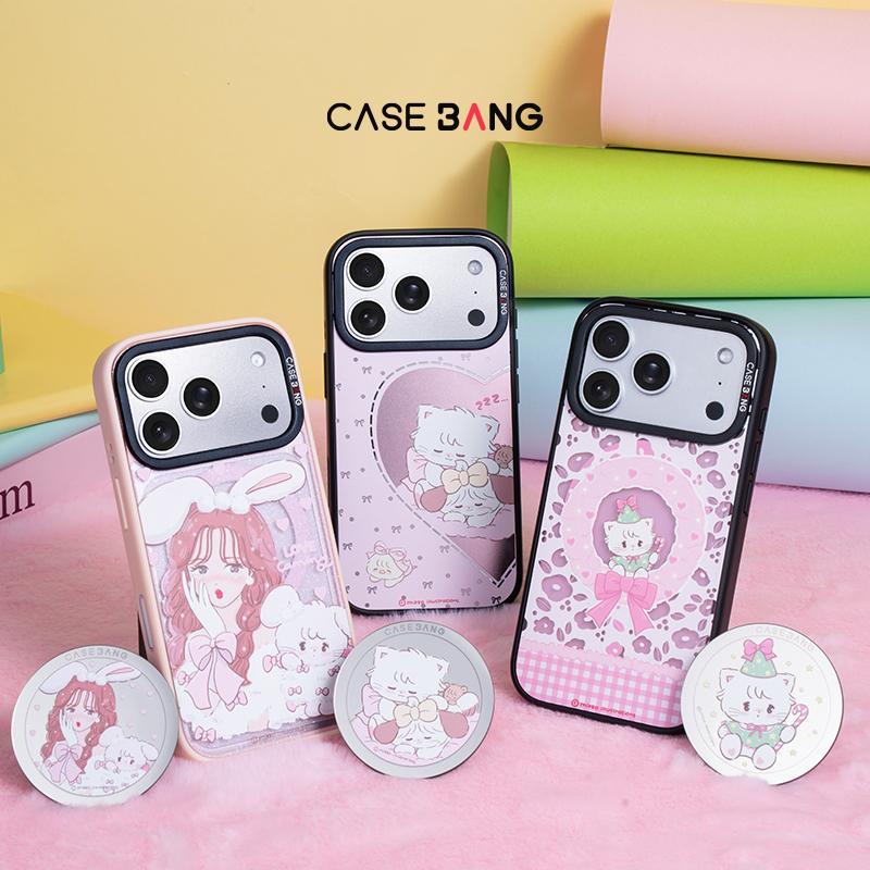 CASEBANG เคสแม่เหล็ก Mikko Series ImagiSnap แบบถอดเปลี่ยนได้ ป้องกันการตกหล่นทหาร เข้ากันได้กับ13-17