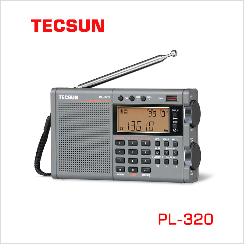 TECSUN/TECSUN PL-320 สอบนักเรียนใช้วิทยุวิทยาเขตดิจิตอล Decryption วิทยุหลายแบนด์