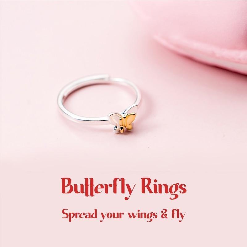 Butterfly Ring แหวนเงินแท้ S925 [MERCELO]