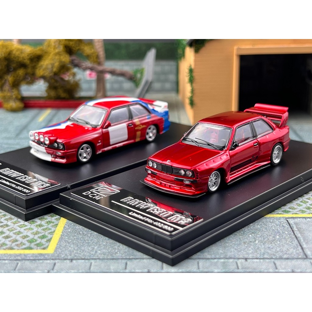 พร้อมสต็อก DCM 1: 64 BMW BMW M3 E30 คอลเลกชันอารมณ์จําลองรถโลหะผสมรุ่น