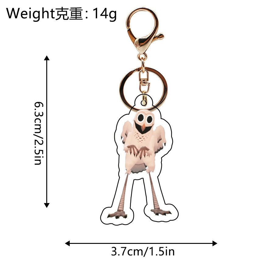99 คืนในป่าพวงกุญแจ โรบ็อกซ์ อะคริลิคพวงกุญแจกวางนกฮูกของเล่นตกแต่งสําหรับเด็กและแฟน - รูปที่ 4