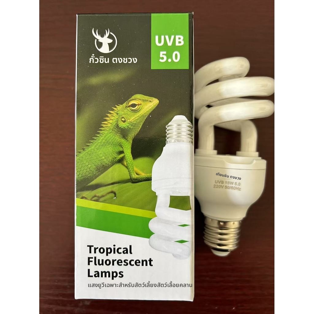 ​ได้รับการรับรองสัตว์เลื้อยคลาน UVB Light – หลอดไฟเกลียว 13W/26W, UVB5.0/10.0, FCC/CE สําหรับ Terrar
