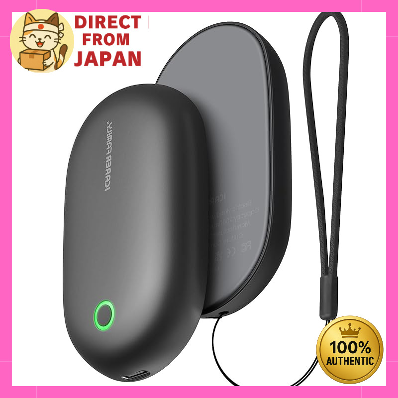 Rechargeable hand warmer with detachable design, three temperature settings, electric hand warmer, 3