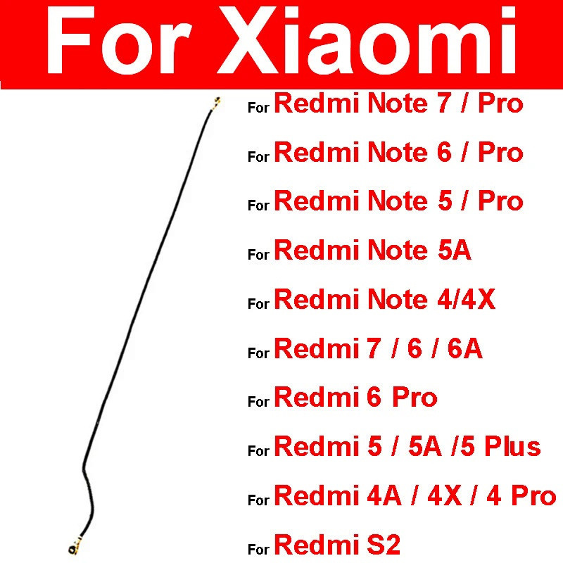 สําหรับ Xiaomi Redmi หมายเหตุ 4 5 6 7 S2 4X 4A 5A Pro Plus Prime Global ภายใน Wifi เสาอากาศสัญญาณ Fl