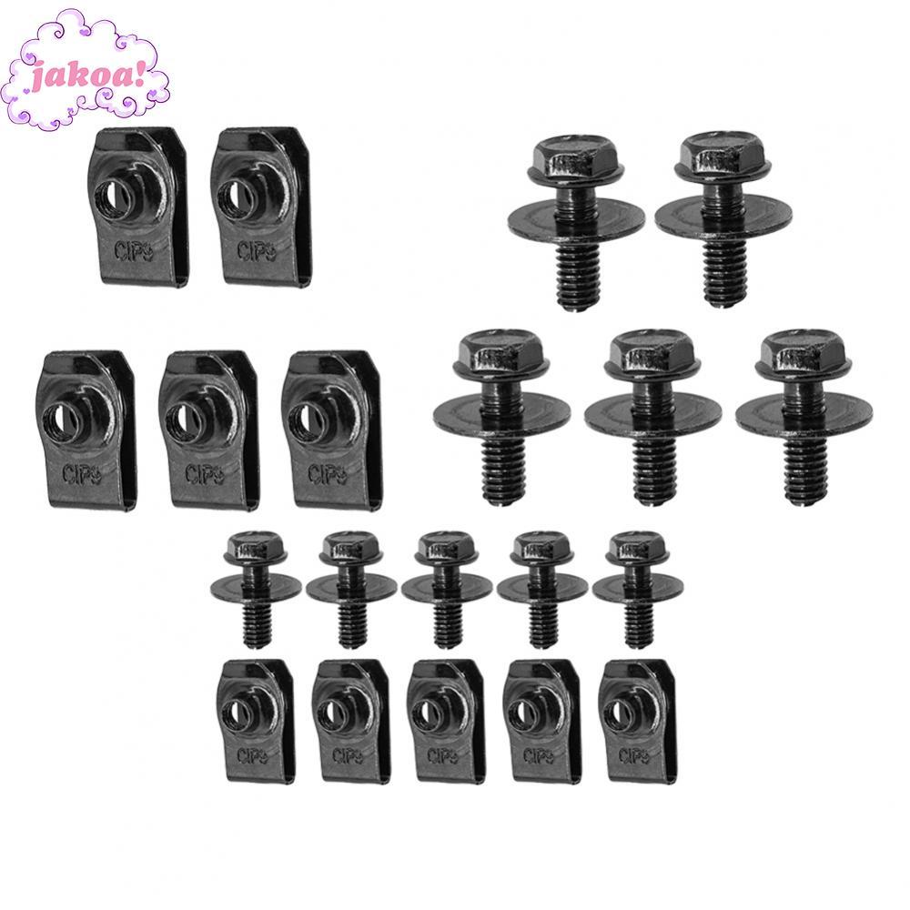 ❀On Sale❀Anti Vibration M6 Screws and U nut Clips for Honda For Accord Engine Under Cover❀