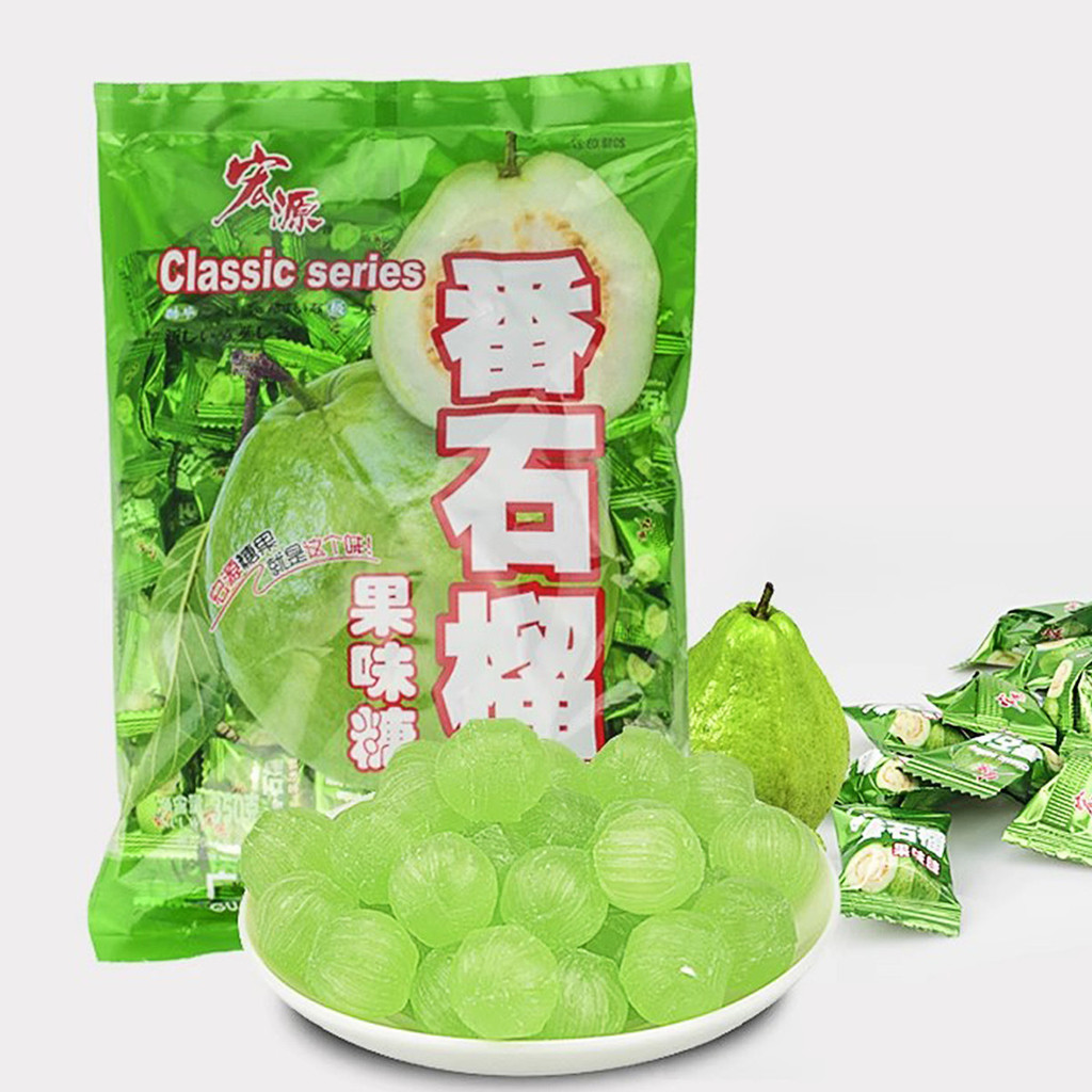Hongyuan Guava Fruit Flavour Candy Fruit Hard Candy After 0 Nostalgic Snacks ของว่างสบายๆ20251105