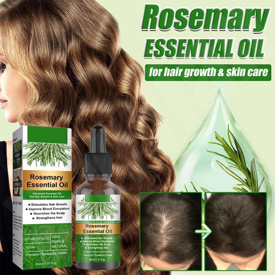 Hair Growth Rosemary Oil Moisturizing Dry Hair Strengthening Oil พืชธรรมชาติ Hair Growth Oil Hair Ca