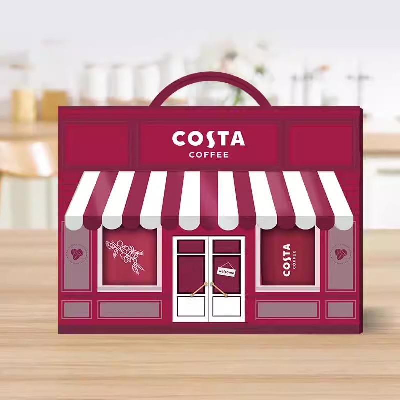 COSTA COSTA COSTA Full House Hanging Ear Coffee Gift Box Freshly Ground Coffee Powder Portable สะดวก