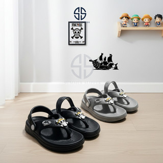 SS Sandal Anak Cowok Berbunyi Citcit Belajar Jalan Batita Karakter One Piece Monkey D. Luffy Size 20-25