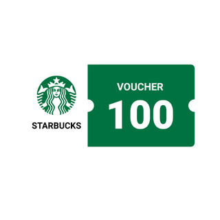 (Free Gift Only)VOUCHER STARBUCK 100 BATH