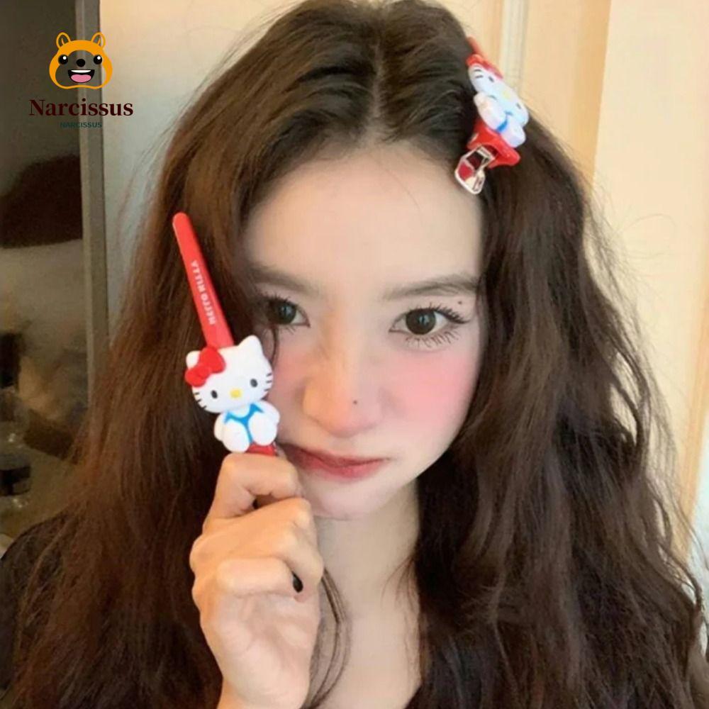กิ๊บติดผม HELLO KITTY การ์ตูน Kawaii Y2K กิ๊บแมว น่ารัก แฟชั่น 2024