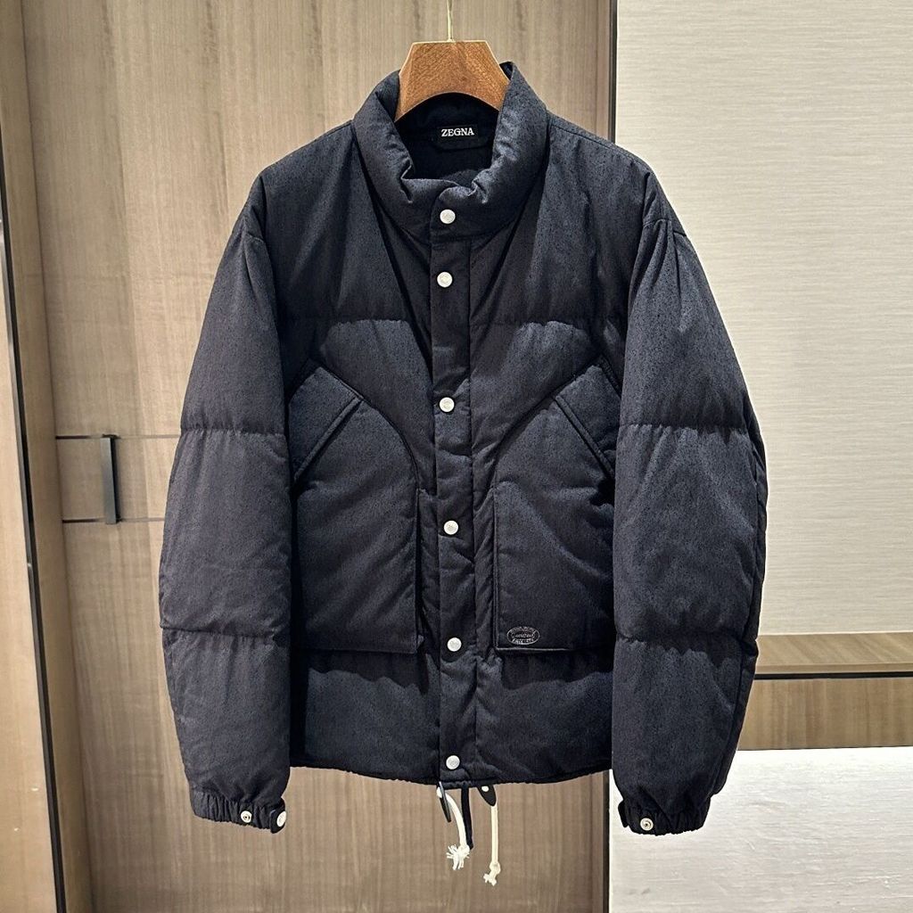 KP8Y Fashion Brand n ZEGN@ Fashionable Casual Unisex New Winter Short Down Jacket