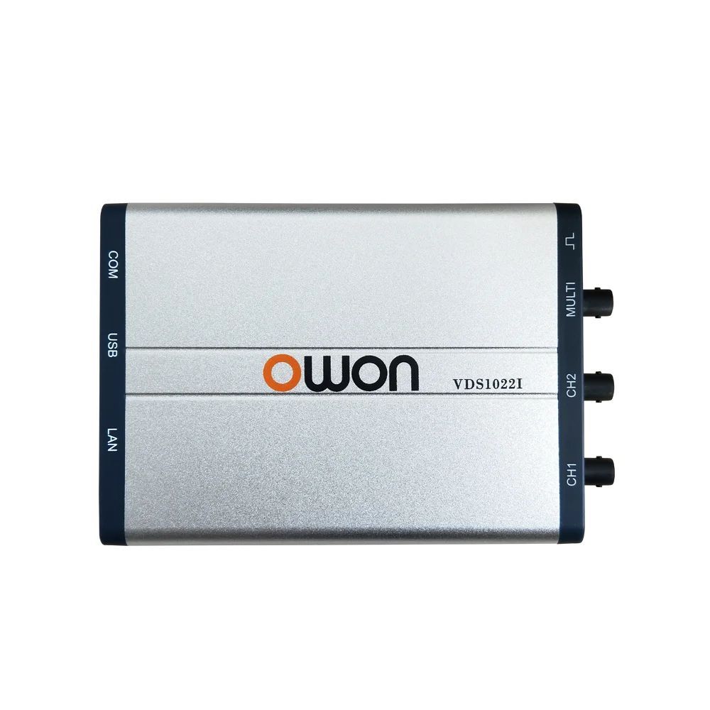 OWON VDS1022I VDS1022 Virtual PC Digital Storage Oscilloscope 100Msa/S 25Mhz แบนด์วิดท์มือถือแบบพกพา