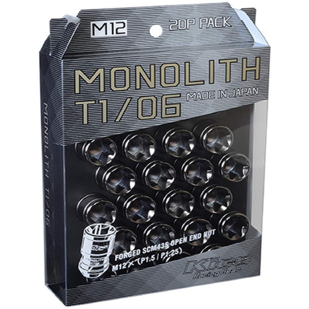 KYO-EI Kics MONOLITH M12×125 Glorious Black 20P MN03GK
