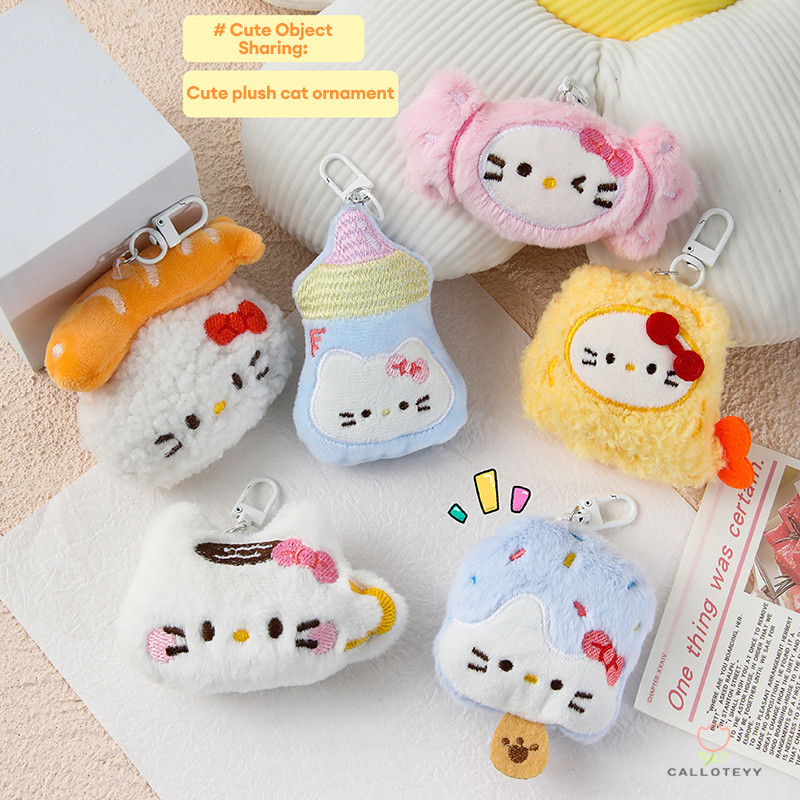 ตุ๊กตา KT กระเป๋าพวงกุญแจการ์ตูนจำลองอาหารโทรศัพท์จี้น่ารักโทรศัพท์โซ่ตุ๊กตา -CY - รูปที่ 2