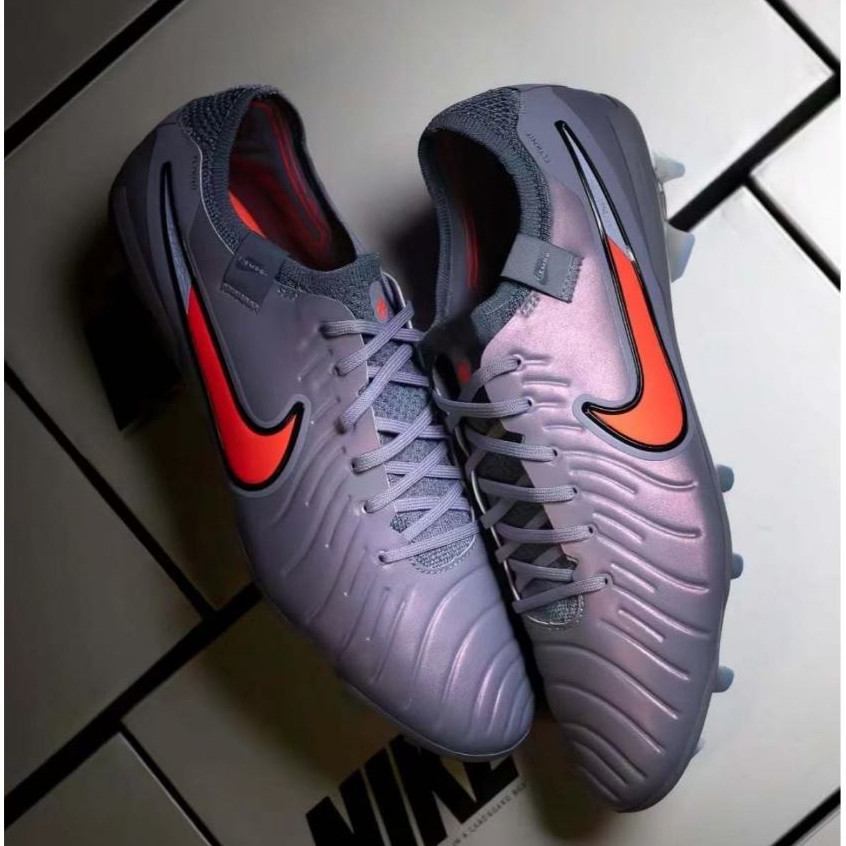 รองเท้าฟุตบอล Tiempo Legend 10 FG ขนาด 39-45 A-12268 สำหรับผู้ชาย ออกแบบมาเพื่อการเล่นกลางแจ้ง กันลื