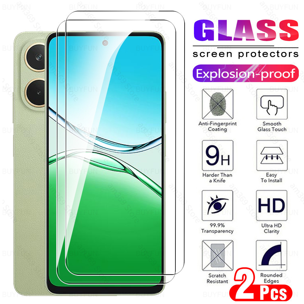 2 ชิ้น 9H สําหรับ Oppo A5 Pro 4G กระจกนิรภัยป้องกันหน้าจอ oppoA5 A5x A5m 5 Pro 2025 Global